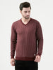 Albion Mens Wine Pullover – Full Sleeve Winter Wear