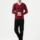 Albion Men’s Casual Pullover – Comfortable Knit Top for Work or Weekend_Mehroon