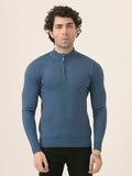 Albion Men’s Pullover Sweater – Soft,  Long Sleeve Knit for Everyday Wear_darkar Blue