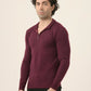 Albion Men’s Classic Fit Pullover – Durable, Stylish, and Comfortable_Wine