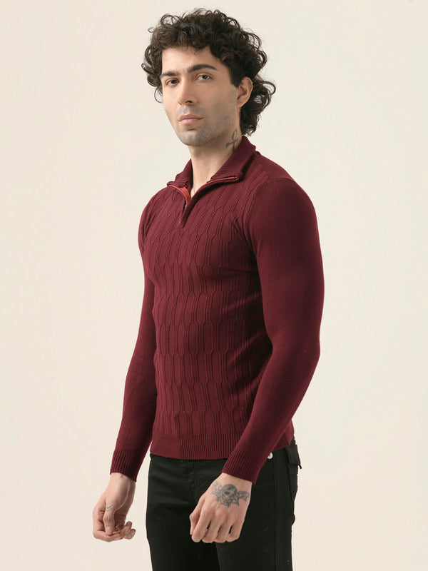 Albion Men’s Classic Fit Pullover – Durable, Stylish, and Comfortable_marron