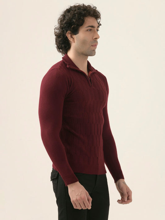 Albion Men’s Classic Fit Pullover – Durable, Stylish, and Comfortable_marron