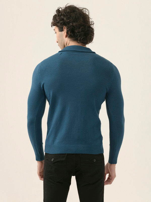 Albion Men’s Warm Pullover Sweater – Fall/Winter Essential_darker blue