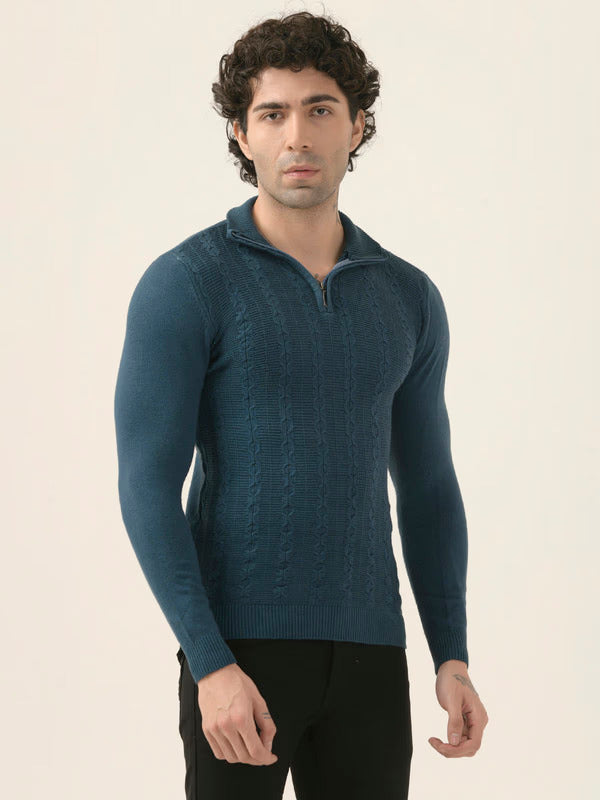 Albion Men’s Classic Fit Pullover – Durable, Stylish, and Comfortable_dark blue