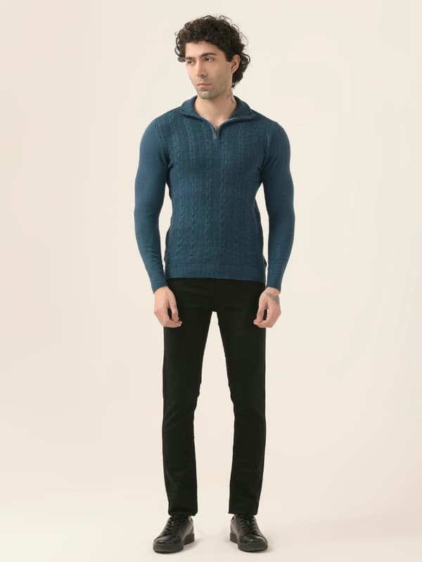 Albion Men’s Soft Knit Pullover – Casual Everyday Style