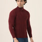 Albion Men’s Classic Fit Pullover – Durable, Stylish, and Comfortable_Wine