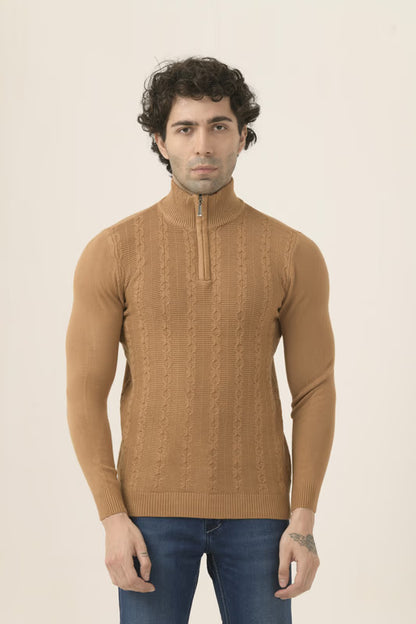 Albion Men’s Lightweight Pullover – Comfortable & Stylish Fit_Musturd