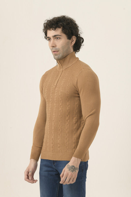 Albion Men’s Lightweight Pullover – Comfortable & Stylish Fit_Musturd