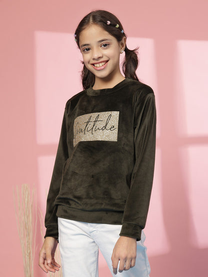 Girls Full Sleeve Sweater | Comfortable & Trendy
