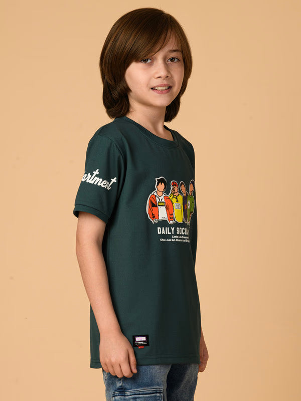Albion Cotton Soft Boys T-Shirt – Stylish & Durable"
