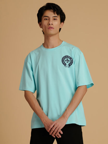 ALBION Men’s Stretchable T-Shirt - Perfect Fit Everyday Wear - Aqua