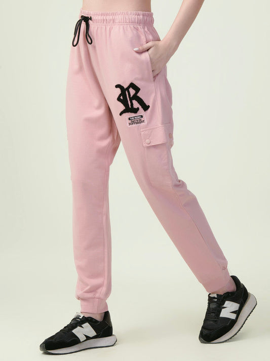 Albion Premium Women Cyan Cotton Joggers