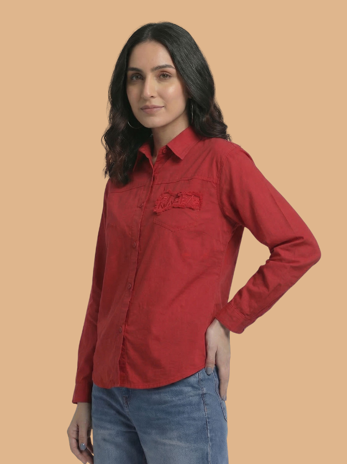 Albion Women Elegant Casual Cotton Shirt – Stylish Summer Wear