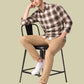 Albion Brown Check Shirt – Premium Casual Full Sleeve Shirt for Men
