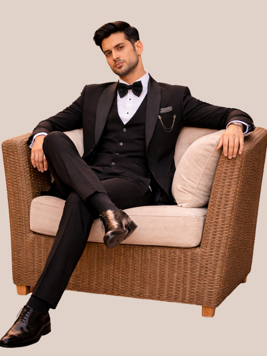 Albion Men’s Designer Coat Suit – Elegant Wedding & Party Wear