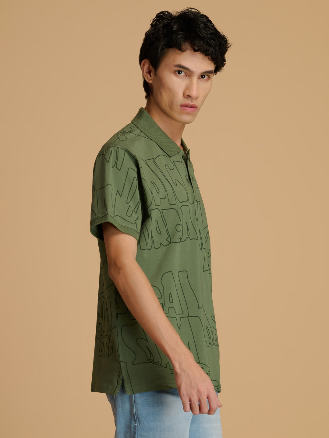 Albion Premium Cyan Green Mens T-Shirt