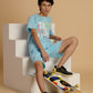 Albion Premium Men’s Sky Blue Co-ord Set – Stylish & Comfortable
