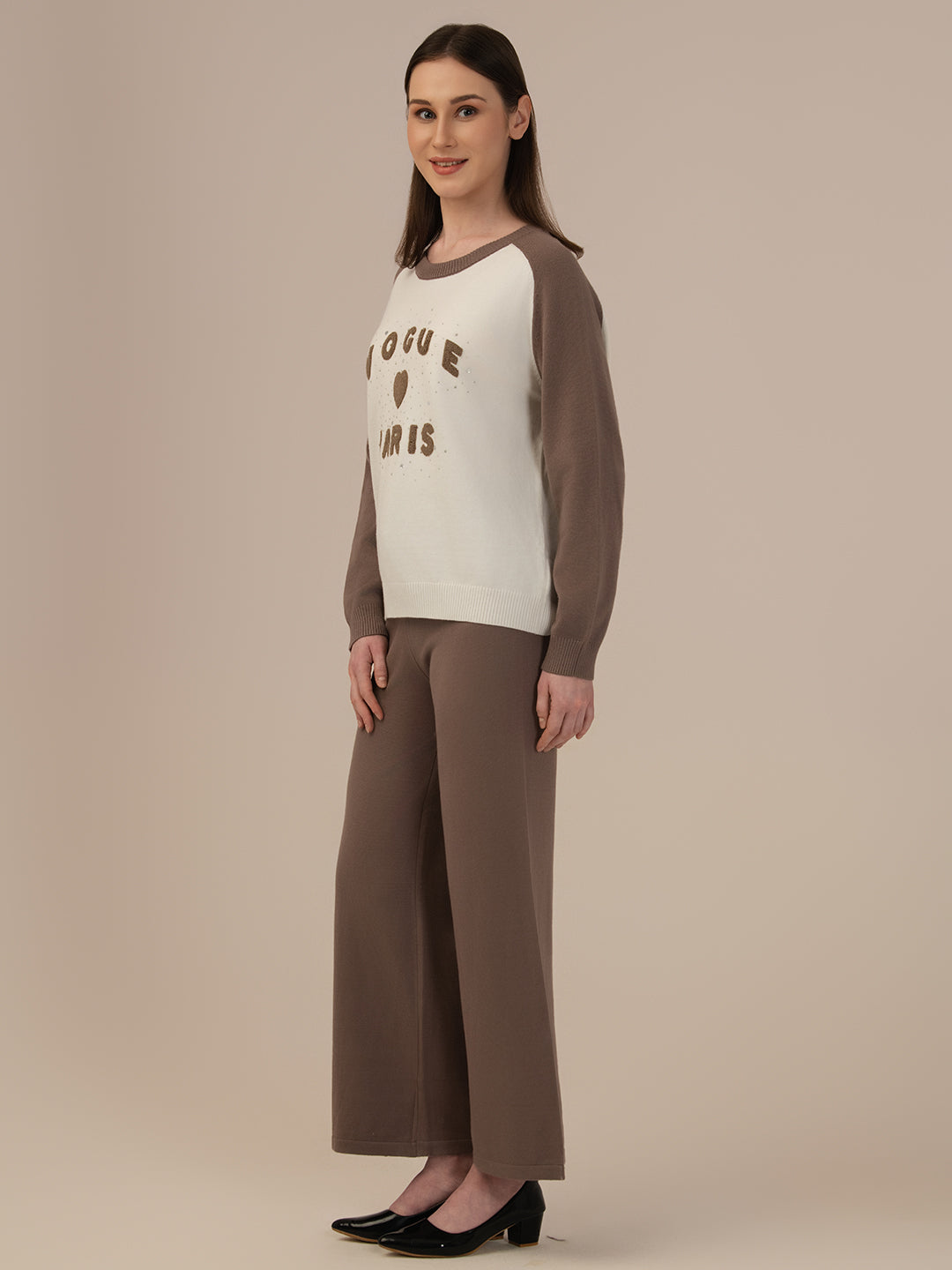 Albion Ladies Winter Tops and Bottoms – Comfortable Winter Wear - coffee