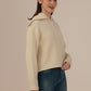 Albion Ladies Winter Top – Comfortable Cream Winter Wear