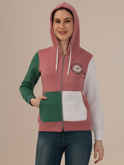 Ladies B Pink Winter Sweatshirt – Cozy & Comfortable Winter Wear