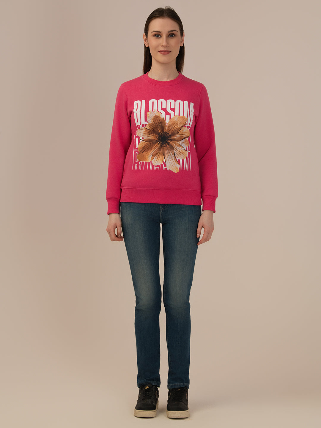 Albion Women Winter Stylish Sweatshirt Beautiful Color