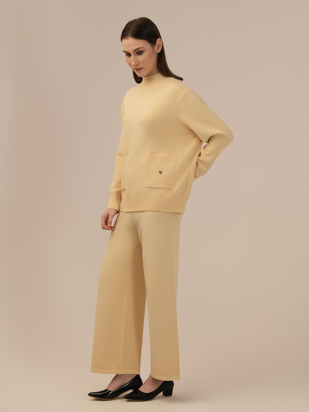 Albion Ladies Winter Tops and Bottoms – Comfortable Winter Wear - yellow