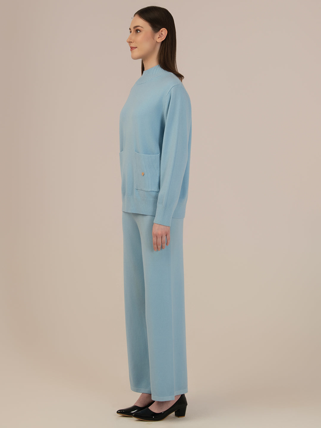 Albion Ladies Winter Tops and Bottoms – Comfortable Winter Wear - skyblue