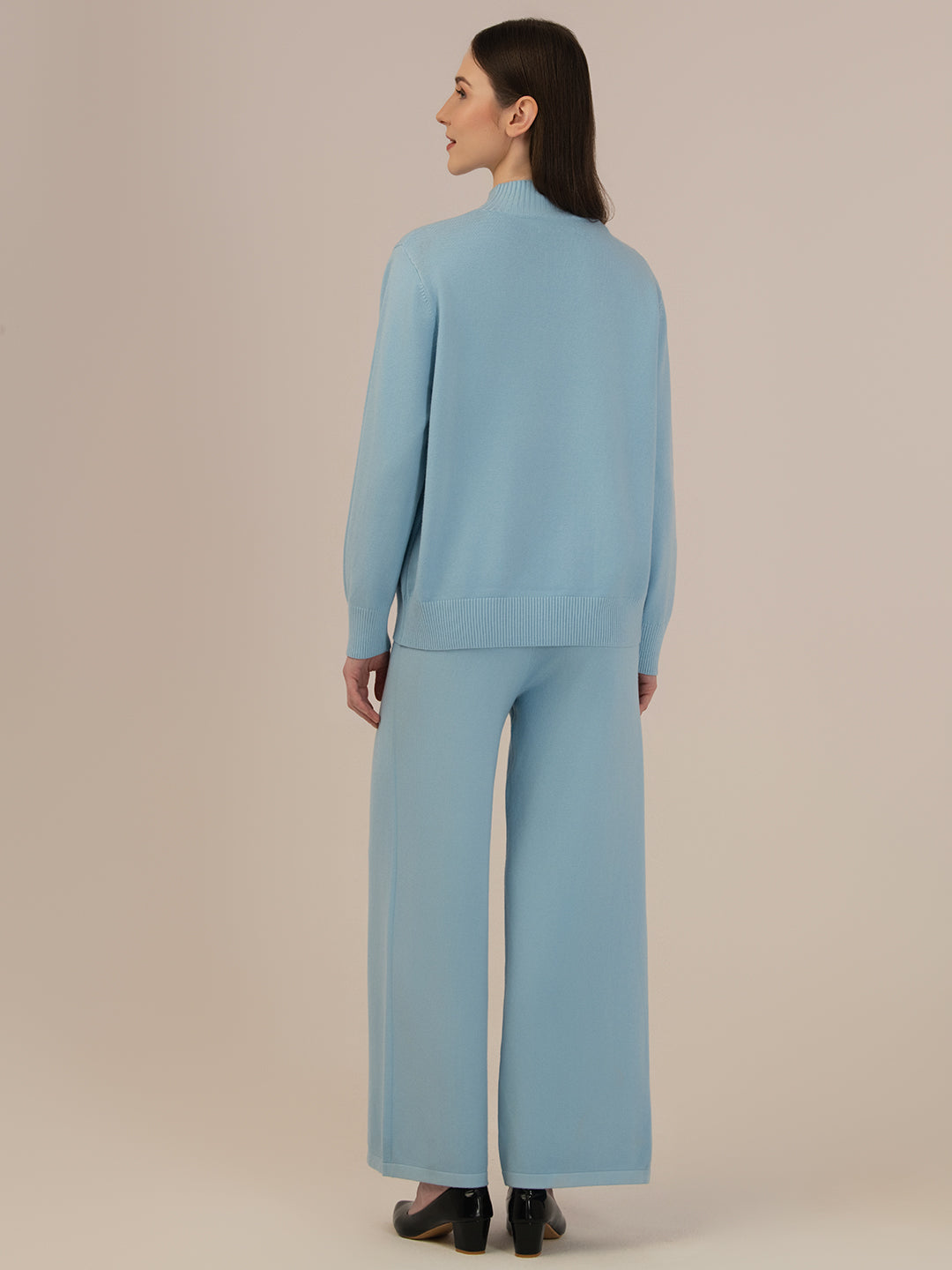 Albion Ladies Winter Tops and Bottoms – Comfortable Winter Wear - skyblue