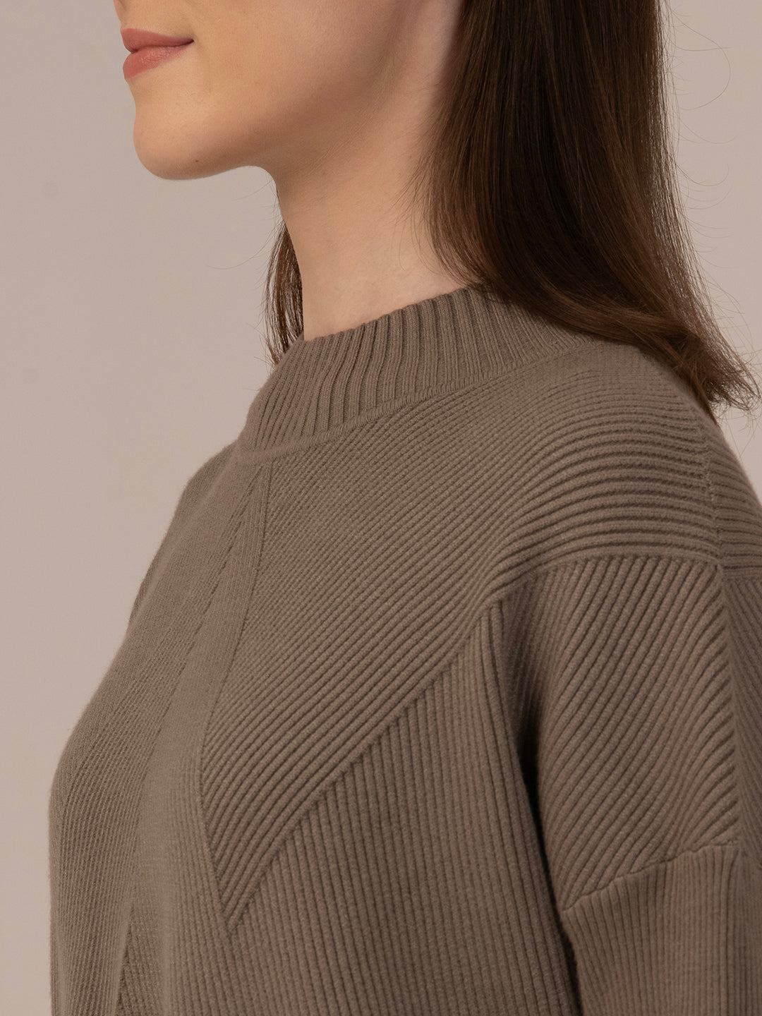 Women’s Premium Woollen Top & Bottom Set – Elegant Albion Collection_BROWN