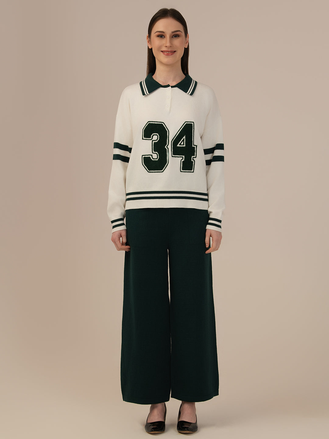 Women’s Woollen Pants – Cozy Albion Winter Collection_GREEN