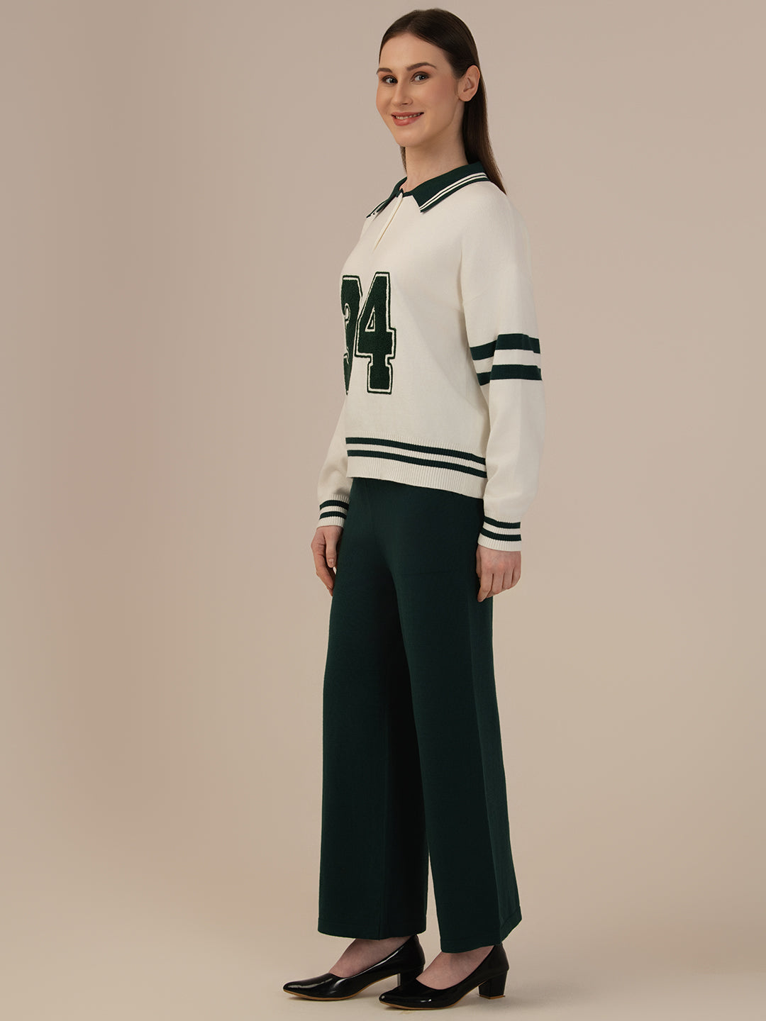 Women’s Woollen Pants – Cozy Albion Winter Collection_GREEN