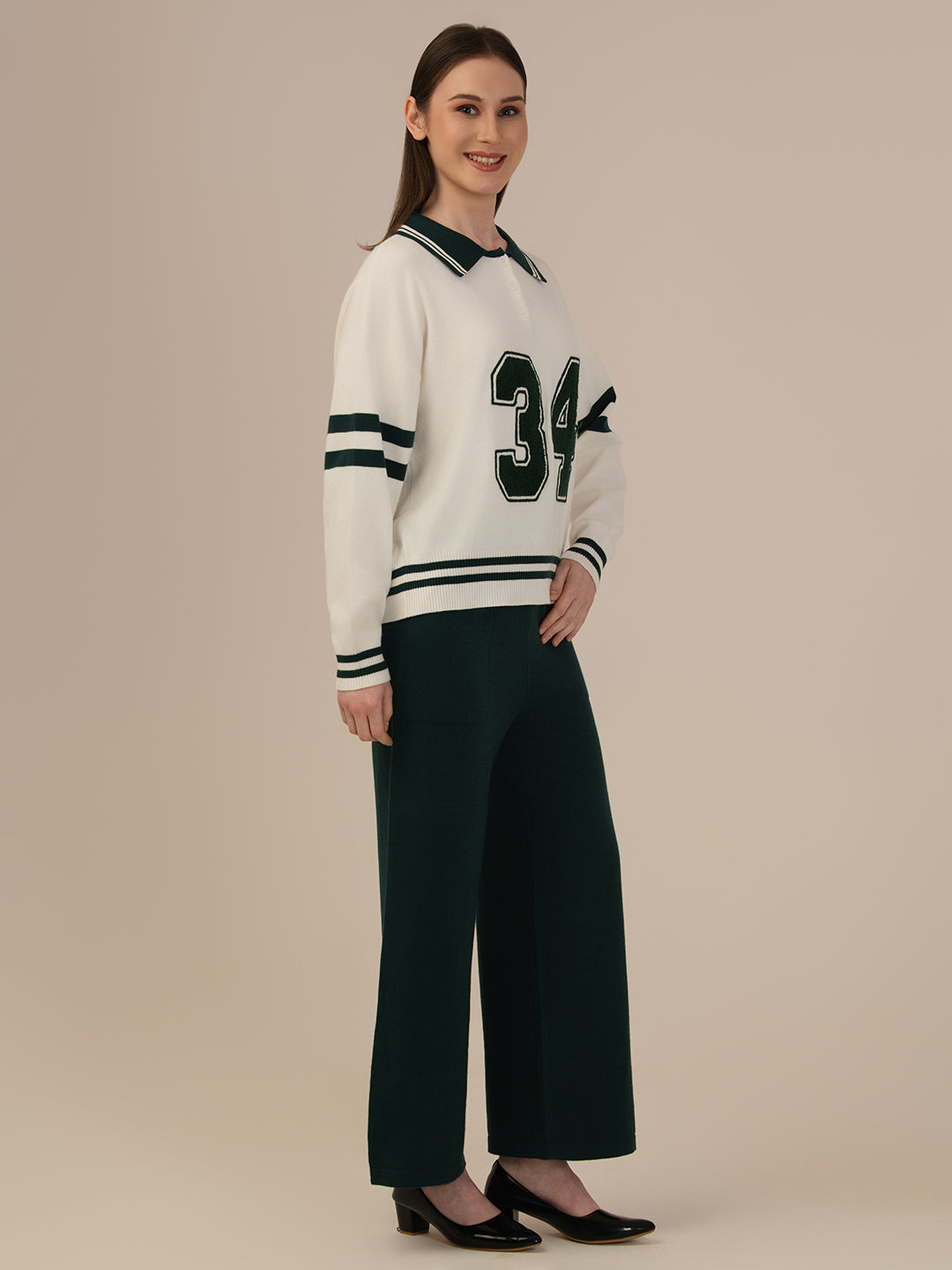 Women’s Woollen Pants – Cozy Albion Winter Collection_GREEN