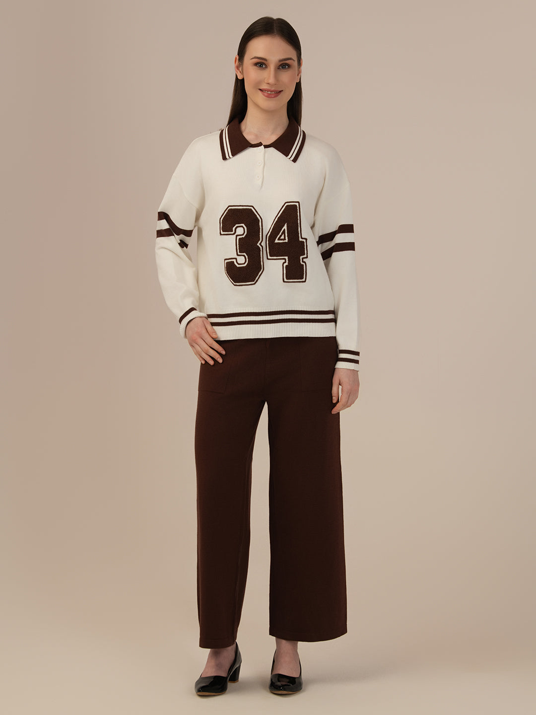 Albion Ladies Lounge & Winter Bottoms – Soft & Warm_COFFEE