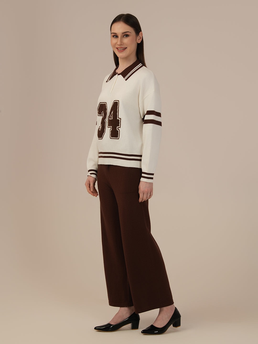 Albion Ladies Lounge & Winter Bottoms – Soft & Warm_COFFEE