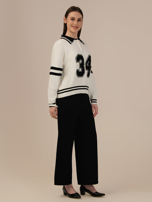 Women’s Premium Winter Top & Bottom – Elegant Albion Outfit _BLACK