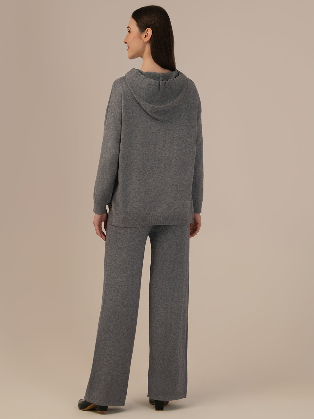 Albion Ladies Woolen Coort Sets – Soft, Warm & Trendy_GREY