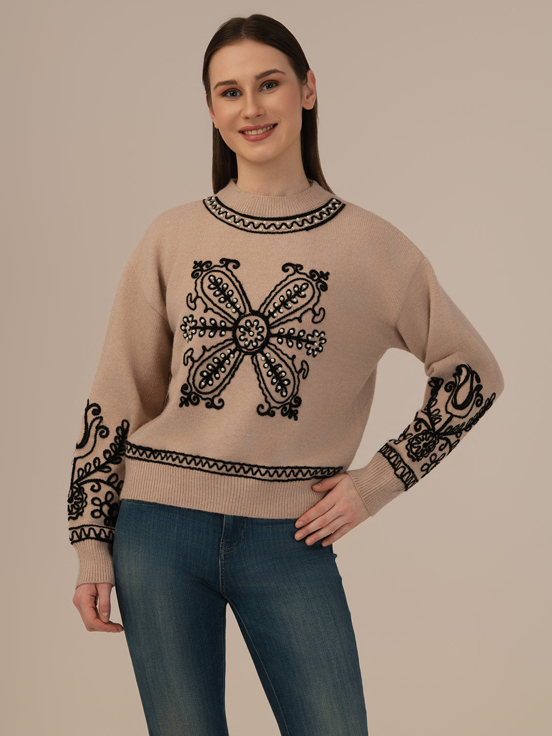 Women’s Winter Pullover – Soft & Stylish Albion Collection_BEAGE