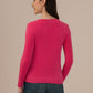 ALBION Casual to Party Wear Woolen Top for Women Winter Essential-H.PINK