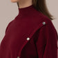 Women’s Woolen Knit Sweater – Elegant & Ultra-Soft Albion Wear_WINE