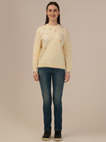 Albion Ladies Woollen Pullover – Perfect Winter Comfort_LEMON