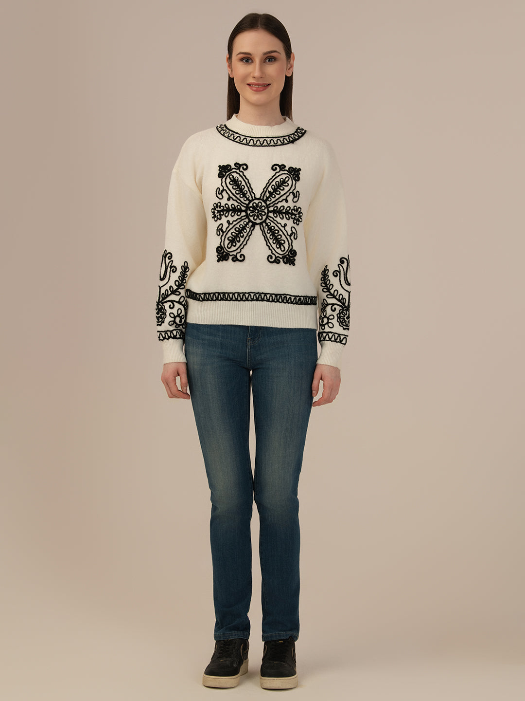 Albion Ladies Warm Pullover – Perfect Winter Comfort_CREAM