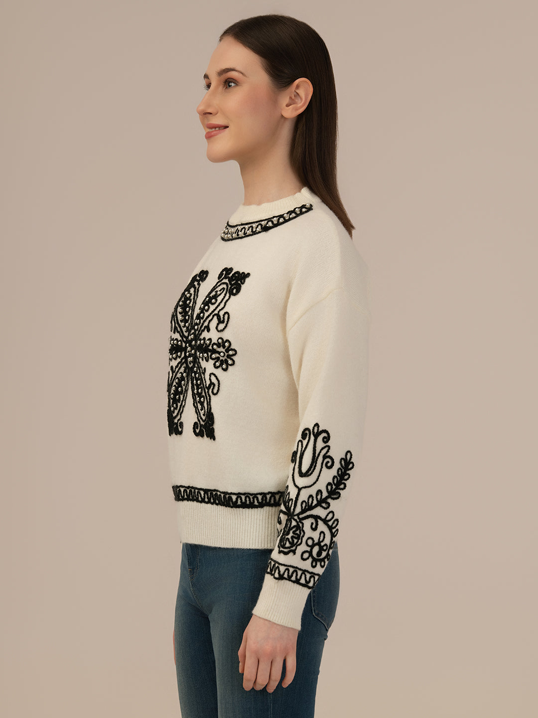 Albion Ladies Warm Pullover – Perfect Winter Comfort_CREAM