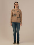 Women’s Premium Woollen Sweater – Soft & Warm Albion Collection_BROWN