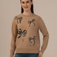 Women’s Premium Woollen Sweater – Soft & Warm Albion Collection_BROWN