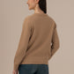 Women’s Premium Woollen Sweater – Soft & Warm Albion Collection_BROWN