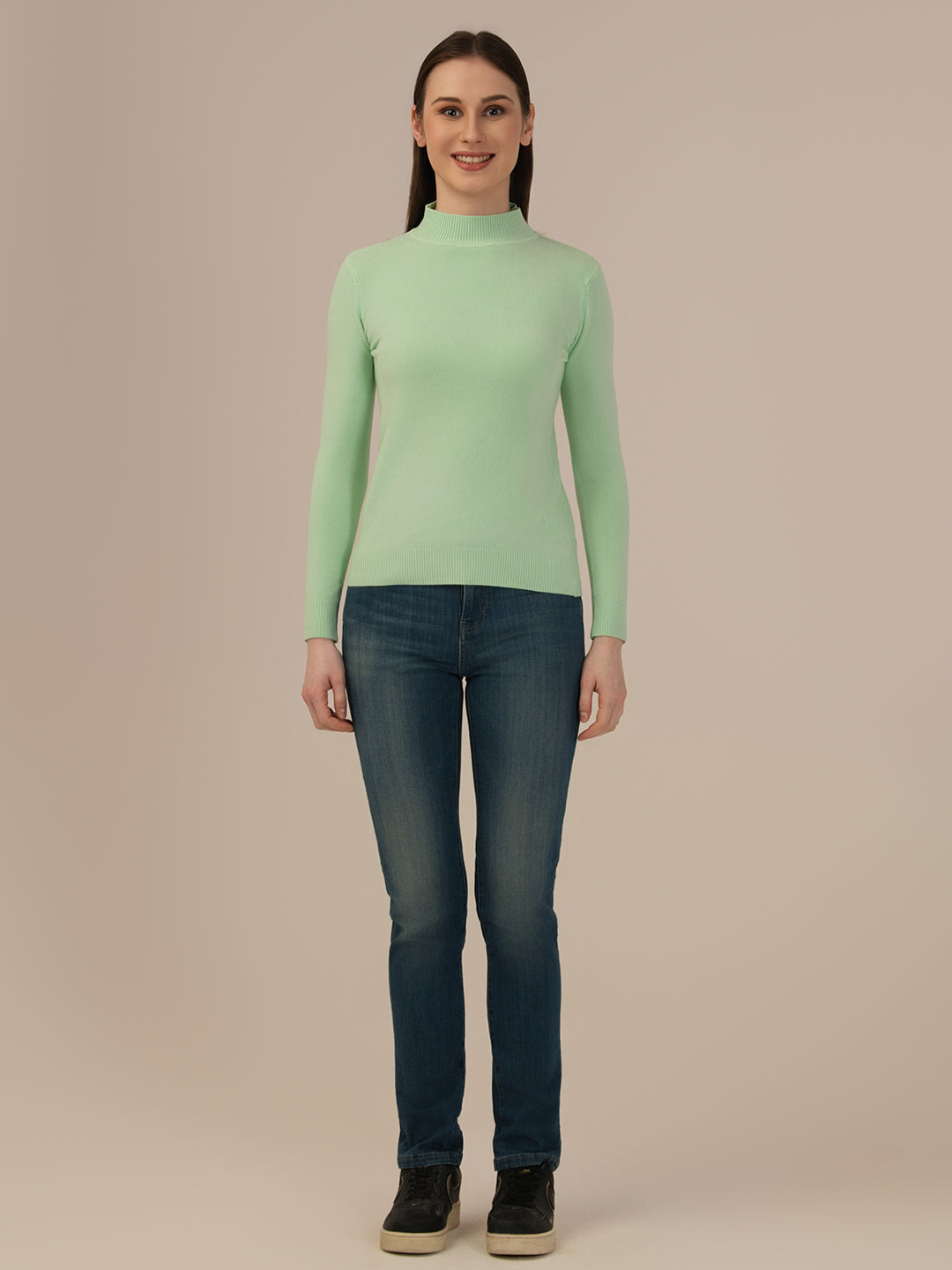 Women’s Winter Pullover – Soft & Stylish Albion Collection_C.GREEN