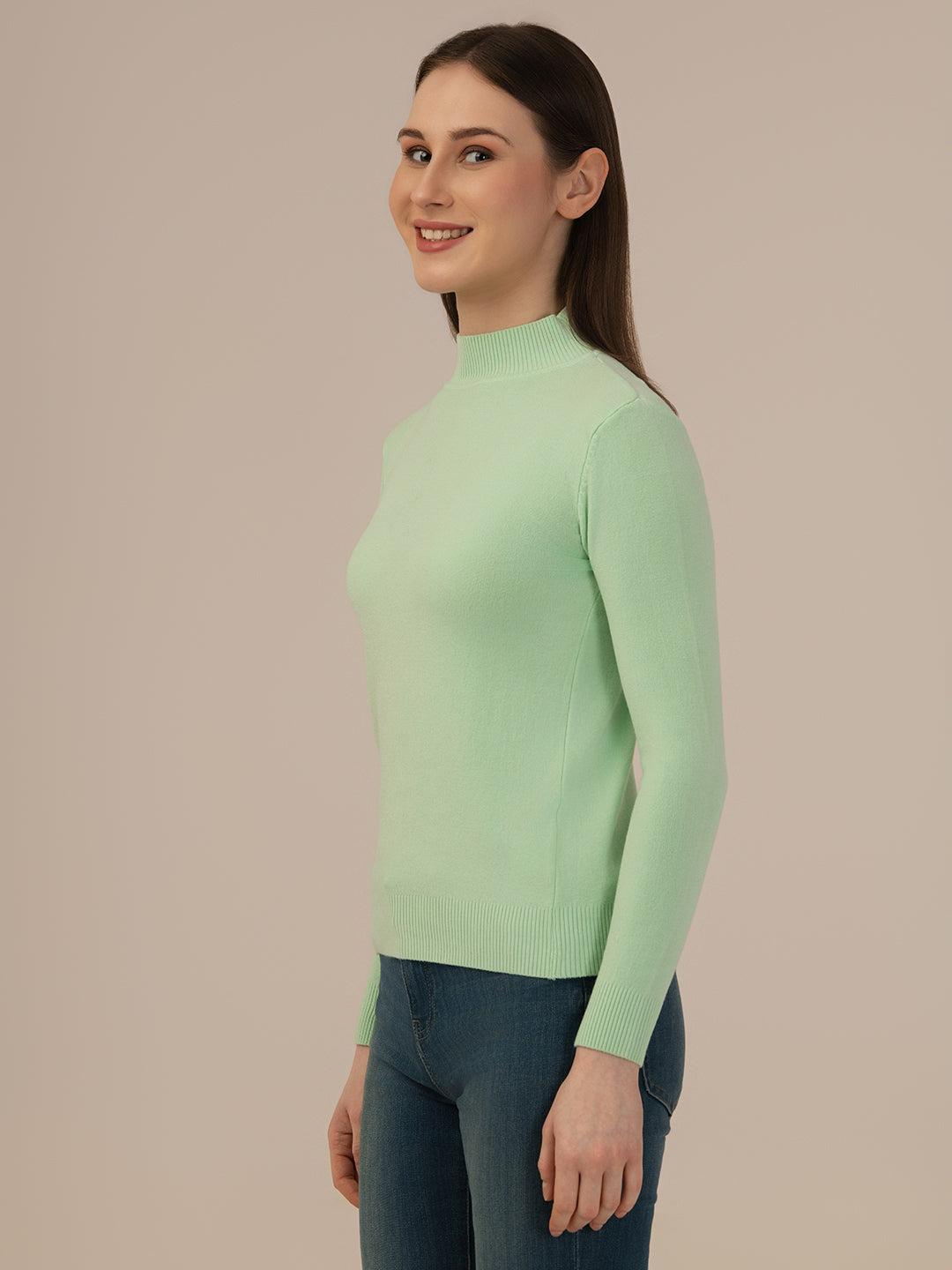 Women’s Winter Pullover – Soft & Stylish Albion Collection_C.GREEN