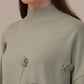 Women’s Woollen Knit Top – Elegant & Ultra-Soft Albion Wear_GREY