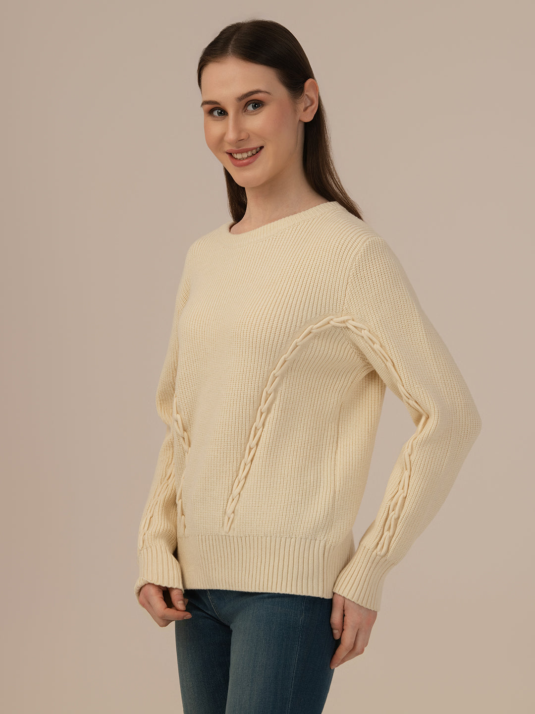 ALBION Premium Quality Woolen Top for Women Winter Style Upgrade-BEAGE