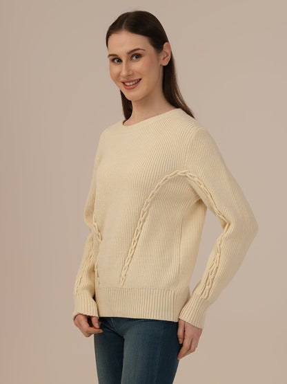 ALBION Premium Quality Woolen Top for Women Winter Style Upgrade-BEAGE